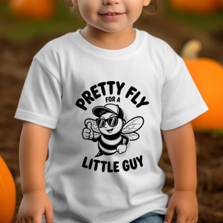 pretty-fly-bee-t-shirt-funny-bee-design-cool-bee-t-shirt-cartoon-bee-shirt-graphic-tee-unisex-t-shirt-trendy-t-shirt-gift-idea
